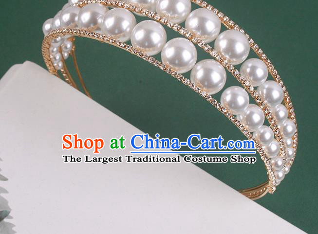 Europe Wedding Princess Headband Elegant Hair Accessories Bride Royal Crown