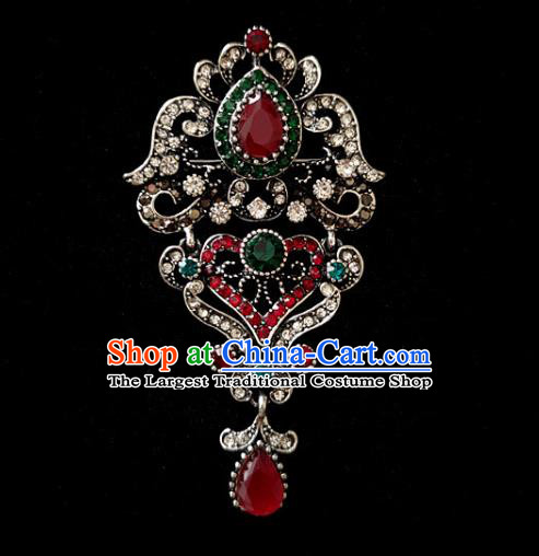 Top Crystal Brooch Jewelry Accessories Handmade Baroque Breastpin