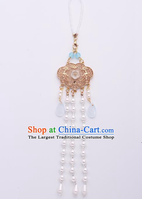 China Classical Tassel Brooch Traditional Cheongsam Pendant Accessories