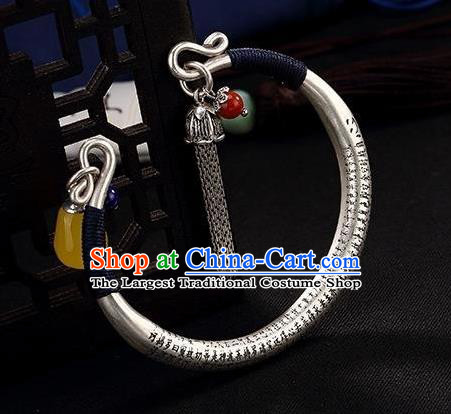 China Handmade Ceregat Bracelet Accessories Traditional Silver Bangle Jewelry
