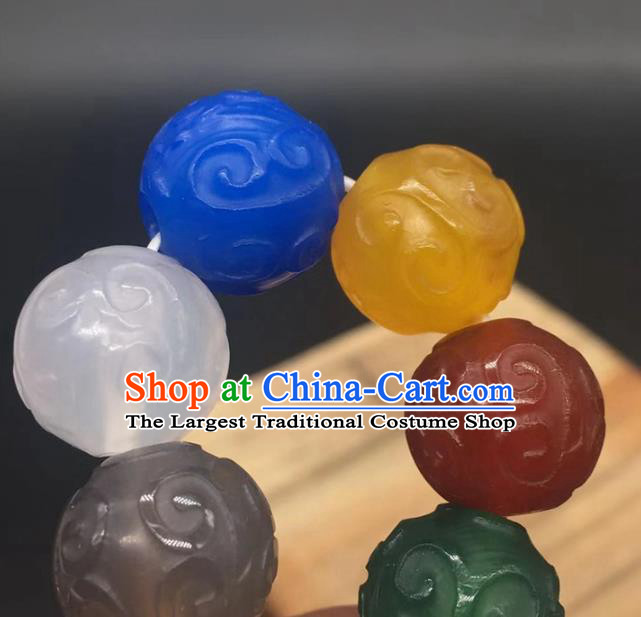 China National Colorful Beads Bracelet Handmade Jewelry Accessories Traditional Agate Bangle