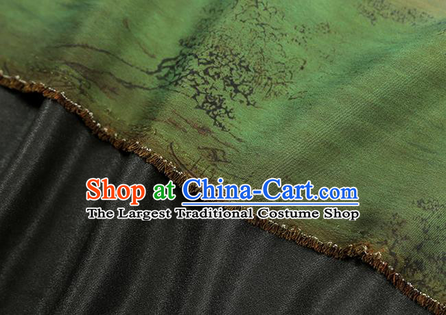 Chinese Cheongsam Gambiered Guangdong Gauze Cloth Traditional Silk Drapery Classical Tang Dynasty Palace Lady Pattern Brocade Fabric