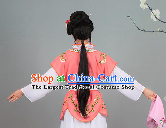 China Huangmei Opera Maidservant Dress Clothing Traditional Peking Opera Actress Garment Costumes