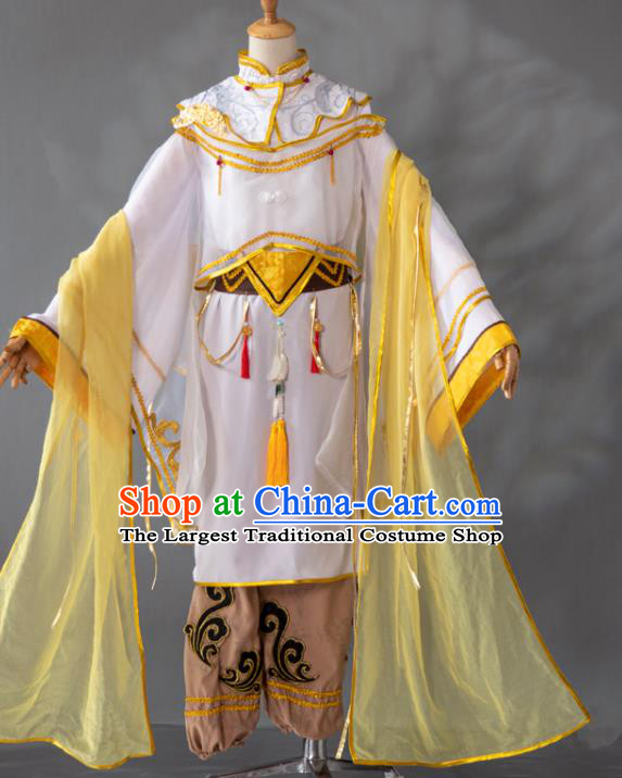 China Traditional Hanfu Clothing Cosplay Swordsman Apparels Ancient Young Hero Garment Costumes