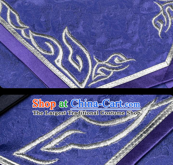 China Ancient Blade Woman Garment Costumes Game Jian Xia Qing Yuan Clothing Cosplay Female Swordsman Blue Dresses