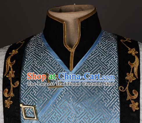 Chinese Cosplay Taoist Priest Garment Costumes Game Ni Shui Han Ye Wen Zhou Clothing Ancient Swordsman Attires