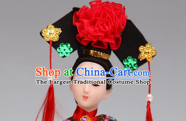 Handmade Traditional China Beijing Silk Figurine - Qing Dynasty Princess