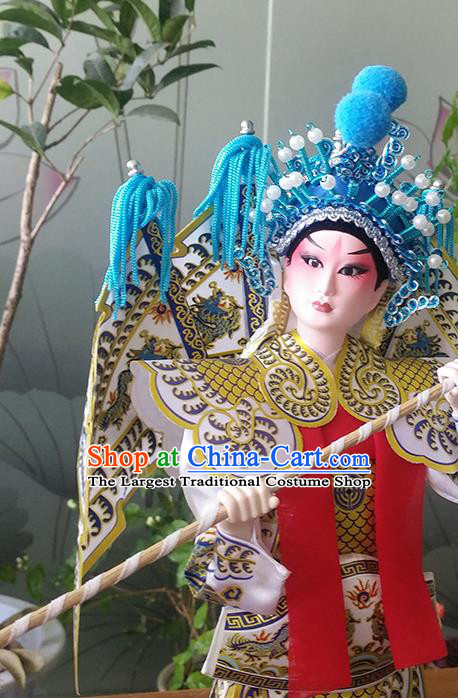 Handmade China Beijing Silk Figurine Traditional Peking Opera Doll - Yang Zongbao