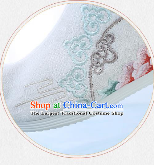 China Embroidered Short Boots National Cloth Shoes Traditional Hanfu Boots