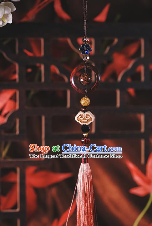 Handmade Chinese Traditional Waist Accessories Classical Cheongsam Brooch Tassel Pendant