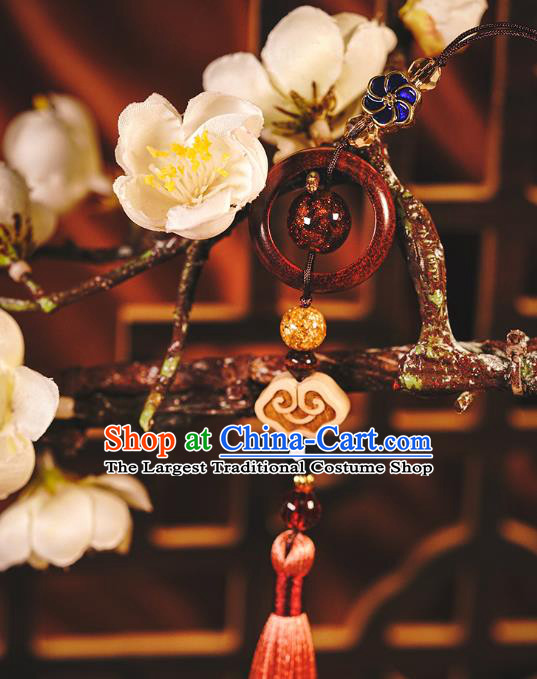 Handmade Chinese Traditional Waist Accessories Classical Cheongsam Brooch Tassel Pendant