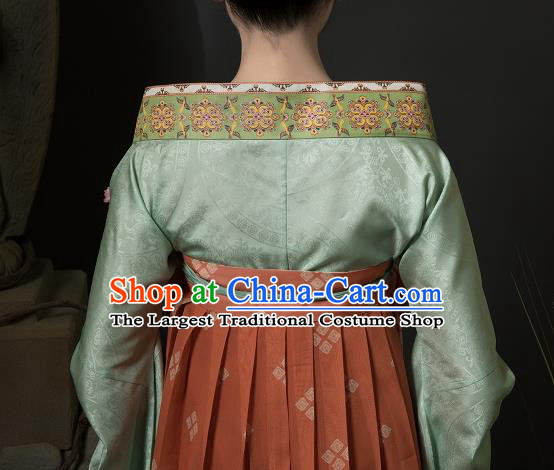China Ancient Court Lady Hanfu Dress Traditional Early Tang Dynasty Palace Beauty Historical Costumes