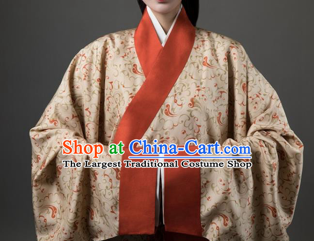 China Ancient Young Beauty Hanfu Dress Traditional Han Dynasty Court Lady Historical Costumes Complete Set