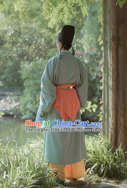 China Ancient Scholar Historical Costume Traditional Song Dynasty Nobility Childe Hanfu Clothing
