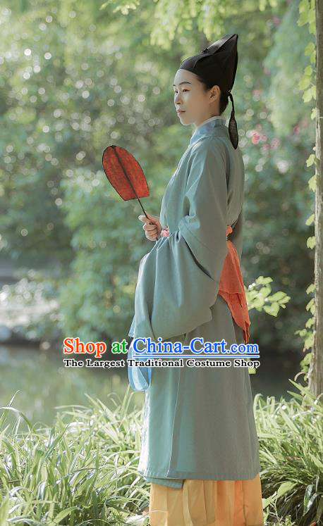 China Ancient Scholar Historical Costume Traditional Song Dynasty Nobility Childe Hanfu Clothing