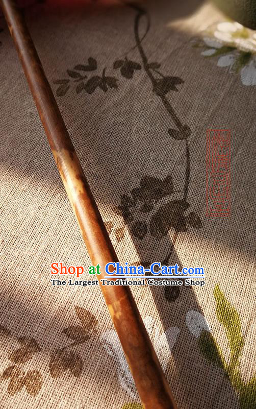 China Wedding Fan Traditional Hanfu Embroidered Fan Classical Palace Fan Handmade Red Silk Fan