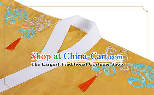 China Traditional Jin Dynasty Court Princess Historical Clothing Ancient Goddess Embroidered Hanfu Dress Apparels