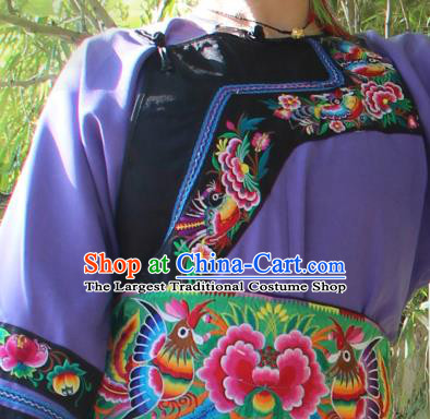 Chinese Miao Nationality Women Clothing Xiangxi Ethnic Costumes and Headwear