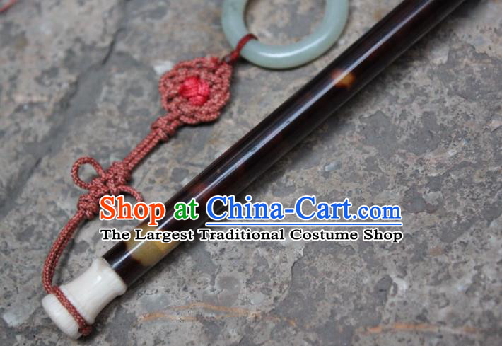 China Handmade Pomegranate Bird Pattern Blue Silk Fan Ancient Song Dynasty Princess Palace Fan Traditional Circular Fan