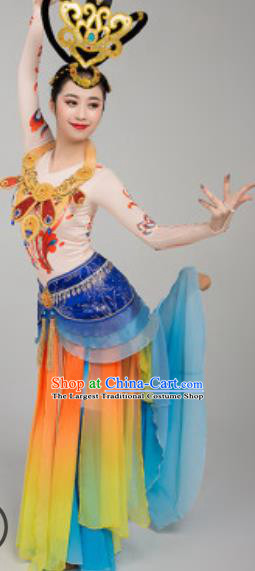 China Flying Apsaras Dance Dress Classical Dance Stage Performance Costume
