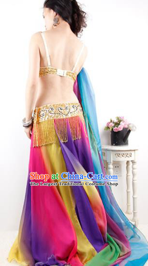 Traditional India Raks Sharki Stage Performance Outfits Asian Indian Belly Dance Clothing