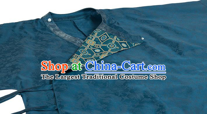 China Traditional Ming Dynasty Historical Clothing Ancient Scholar Hanfu Robe for Men