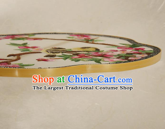 China Traditional Song Dynasty Princess Fan Classical Embroidered Palace Fan Handmade Silk Fan