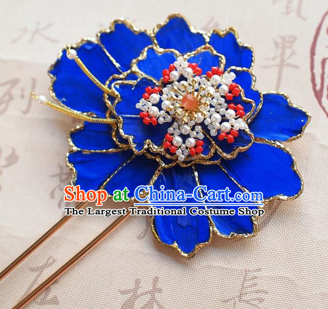 Chinese Traditional Hair Accessories Handmade Qing Dynasty Palace Lady Hairpin