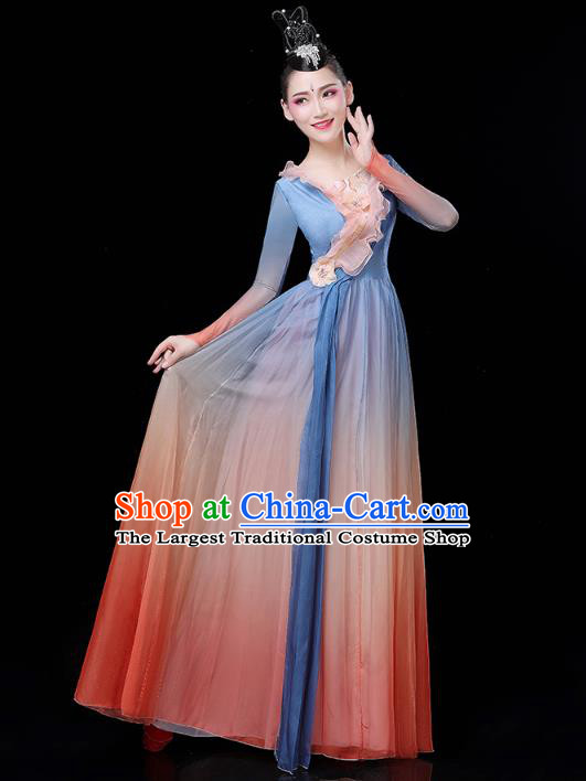 China Spring Festival Gala Opening Dance Dress Chorus Group Stage Performance Clothing