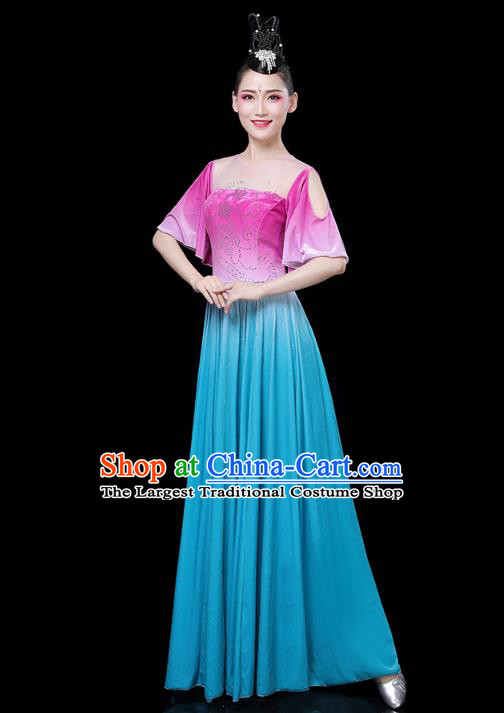 China Chorus Group Clothing Spring Festival Gala Modern Dance Stage Performance Dress