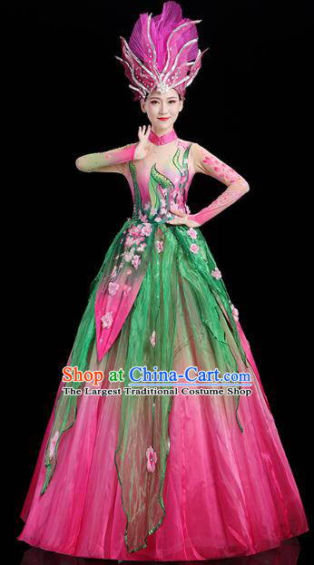 China Spring Festival Gala Opening Performance Dress Modern Dance Flower Dance Clothing