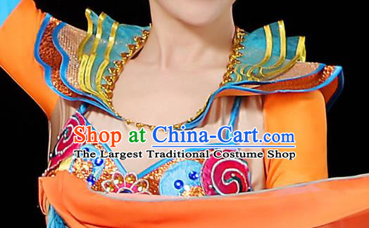 China  Flying Apsaras Dance Clothing Classical Dance Dress Traditional Stage Performance Garment