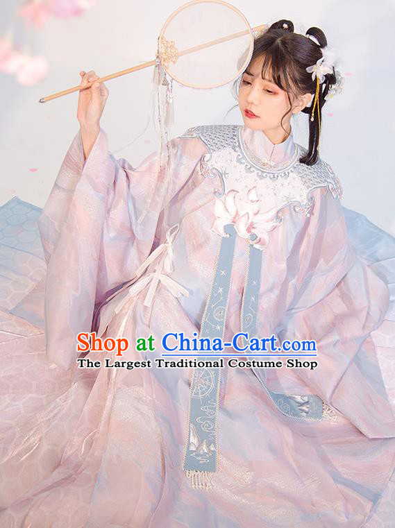 Traditional China Ancient Fairy Princess Hanfu Dress Ming Dynasty Noble Lady Historical Clothing Complete Set