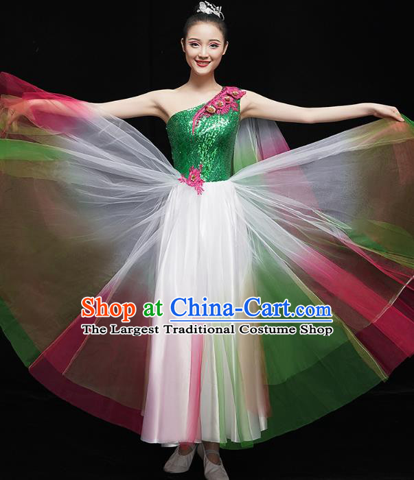 China Chorus Group Performance Dress Spring Festival Gala Opening Dance Costume Modern Dance Clothing