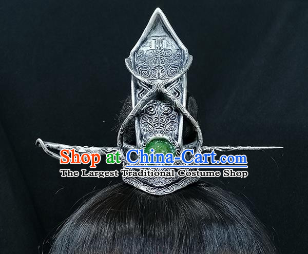 Chinese Handmade Ancient Drama Swordsman Hairdo Crown Traditional Tang Dynasty Prince Hair Accessories