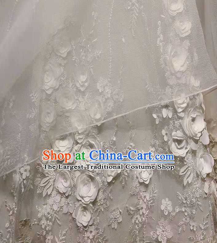 Korean Bride Embroidered Dress Garments Traditional Fashion Asian Korea Wedding Hanbok Clothing