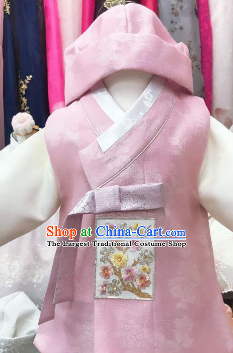 Korean Children Garment Costume Boy Prince Outfits Traditional Stage Performance Hanbok Clothing