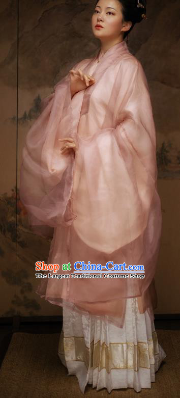 China Traditional Ming Dynasty Nobility Beauty Historical Clothing Ancient Royal Countess Hanfu Dress Garments