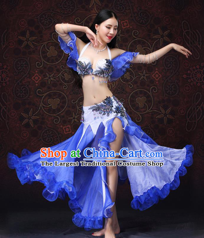 Indian Raks Sharki Oriental Dance Bra and Skirt Uniforms Asian Belly Dance Costumes