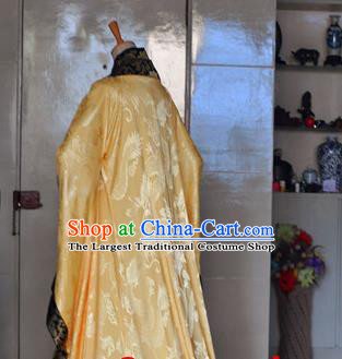 Chinese Drama Cosplay Prince Golden Apparels Han Dynasty King Garment Costumes Ancient Monarch Hanfu Clothing