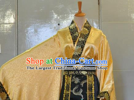 Chinese Ancient King Hanfu Clothing Drama Cosplay Nobility Childe Apparels Han Dynasty Emperor Garment Costumes