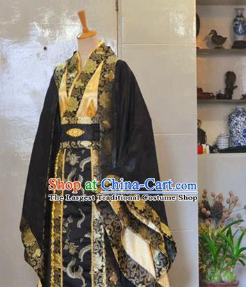 Chinese Ancient King Hanfu Clothing Drama Cosplay Nobility Childe Apparels Han Dynasty Emperor Garment Costumes