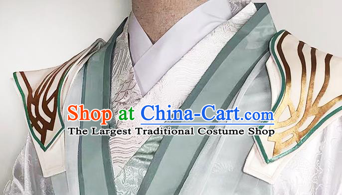 Chinese Cosplay Childe Shen Qingqiu Apparels Han Dynasty Swordsman Garment Costumes Ancient Prince Clothing