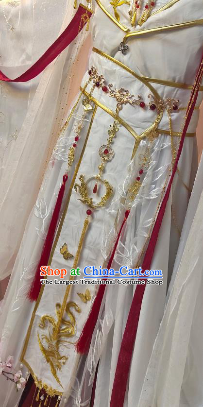 Chinese Han Dynasty Childe Garment Costumes Ancient Prince Xie Lian Clothing Cosplay King Apparels