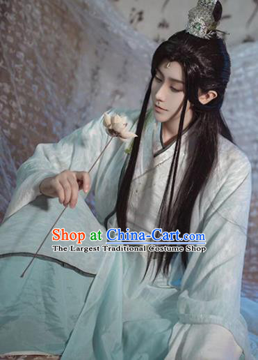 Chinese Cosplay Swordsman Shen Qingqiu Apparels Ancient Noble Childe Garment Costumes Jin Dynasty Prince Clothing