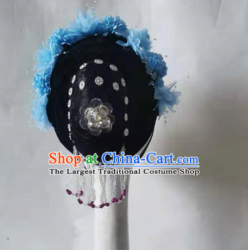 Chinese Classical Dance Headdress Traditional Stage Performance Hair Accessories Beijing Opera Headwear