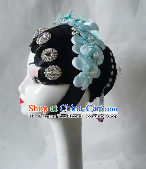 Chinese Beijing Opera Headwear Classical Dance Headdress Traditional Stage Performance Hair Accessories