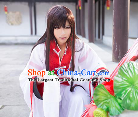 Chinese Ancient Scholar Garment Costumes Cosplay Swordsman Hanfu Clothing Traditional Ming Dynasty Childe Apparels