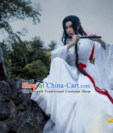 Chinese Ancient Scholar Garment Costumes Cosplay Swordsman Wei Wuxian Hanfu Clothing Traditional Han Dynasty Prince Apparels
