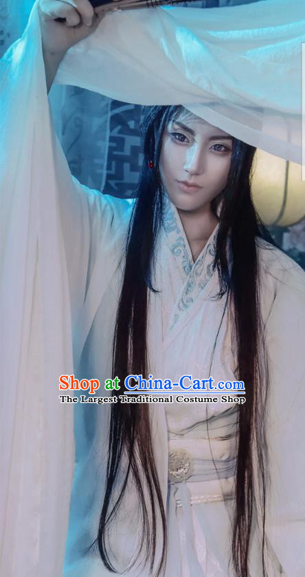China Ancient Childe Apparels Han Dynasty Prince Garment Costumes Traditional Cosplay Swordsman Shen Lanzhou Hanfu Clothing